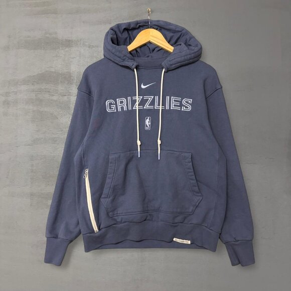Memphis Grizzlies Nike Center Swoosh Player Issued Drawstring Hoodie Medium - Picture 1 of 7